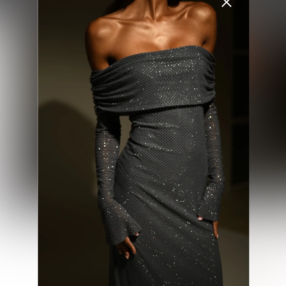 MESHKI- ‼️NWT‼️ Marcel Diamanté Dress